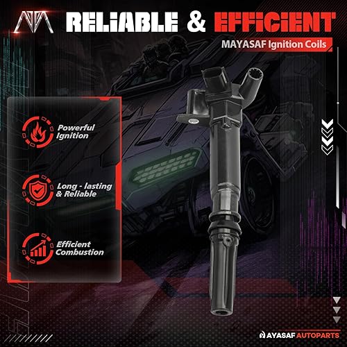 Miniatura 4 de MAYASAF Bobina de encendido UF631 [8 unidades, 6.2L] para Ford 2010-2014 F-150/2011-2017 F-250 F-350/2011-2014 F-350/Lobo / 2017 E-350