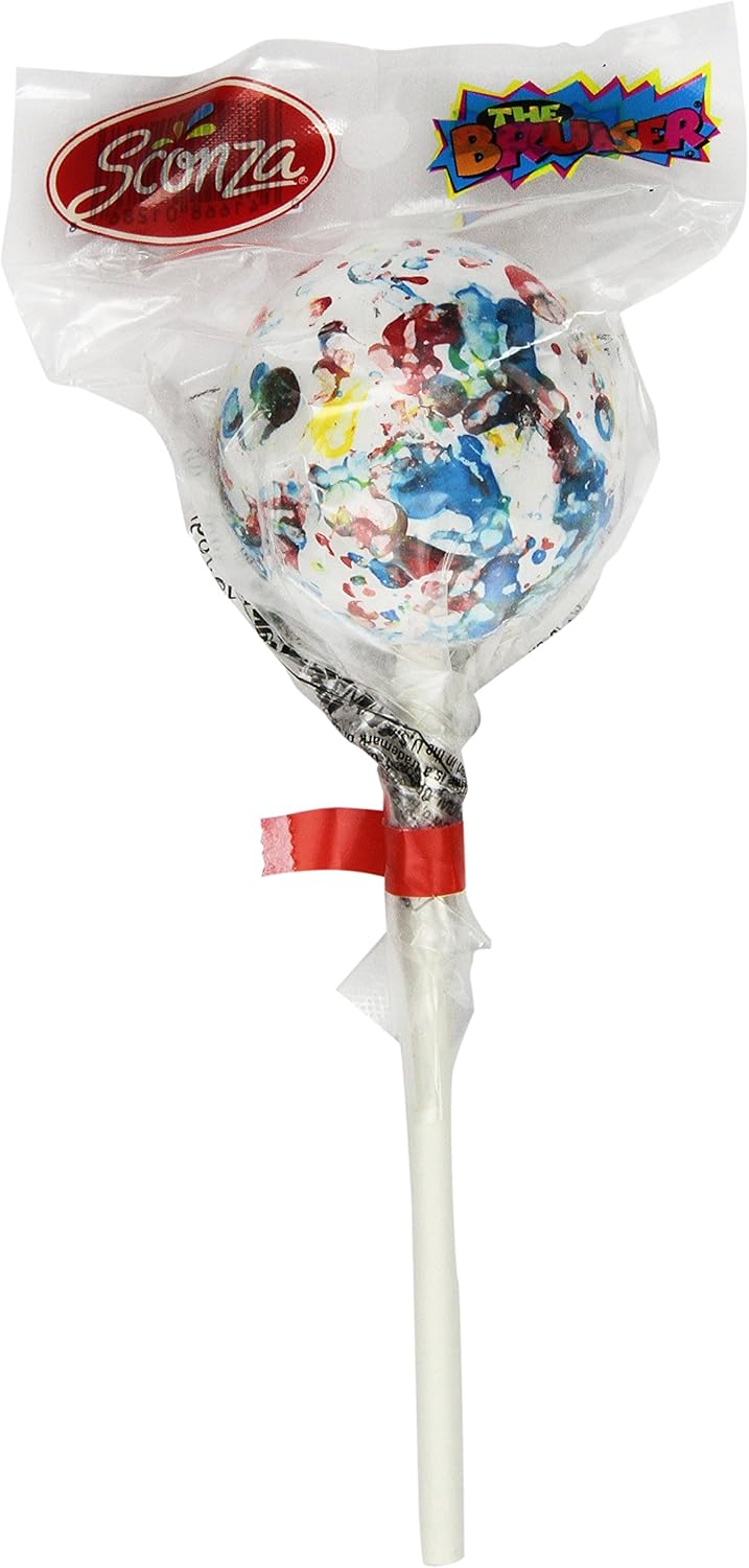 Sconza Big Pops Jawbreakers on a Stick 4 Count Amazon.ca Grocery