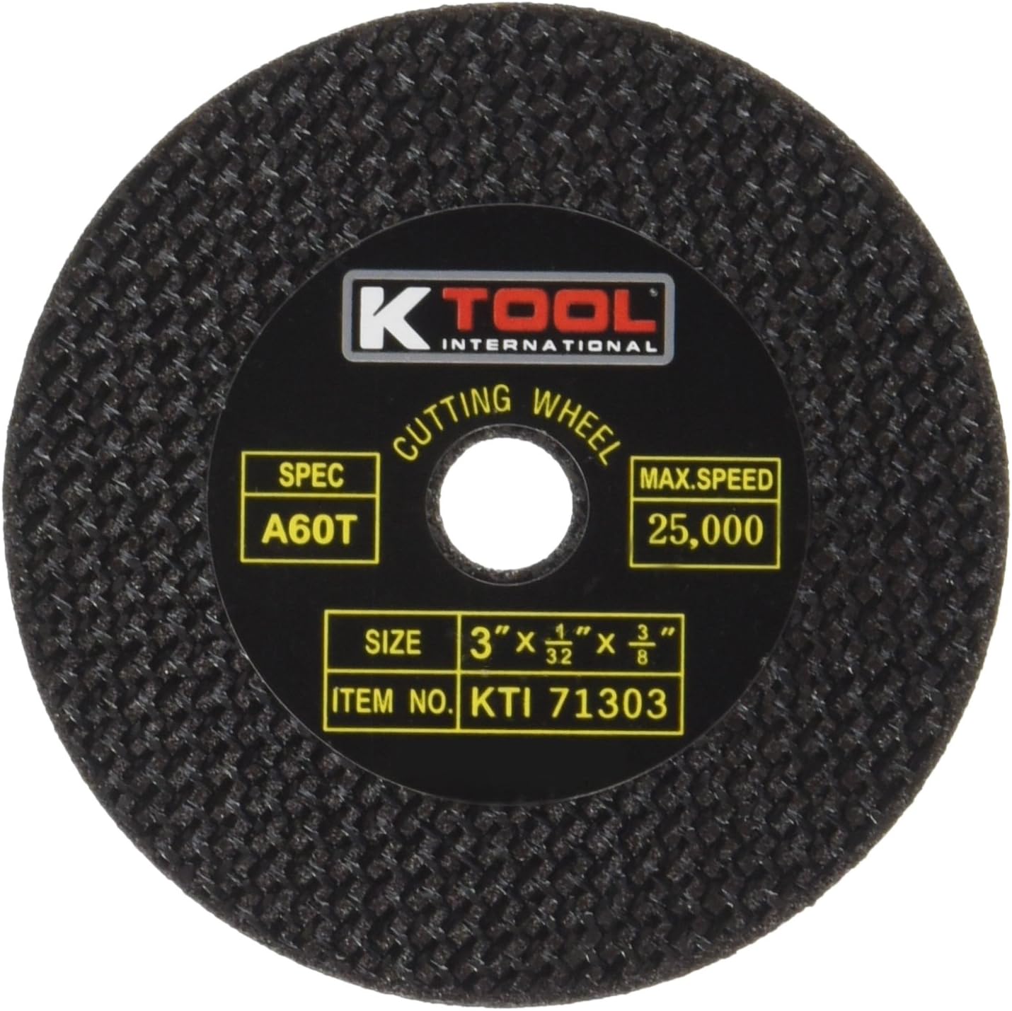 K Tool International 6PK Cut-Off Wheel 3IN. X 1/32IN. 6/PK