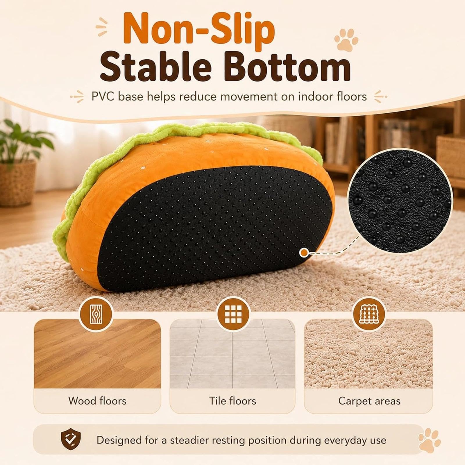 hot dog bun dog bed,cuccia per cani a forma di hot dogs(L)