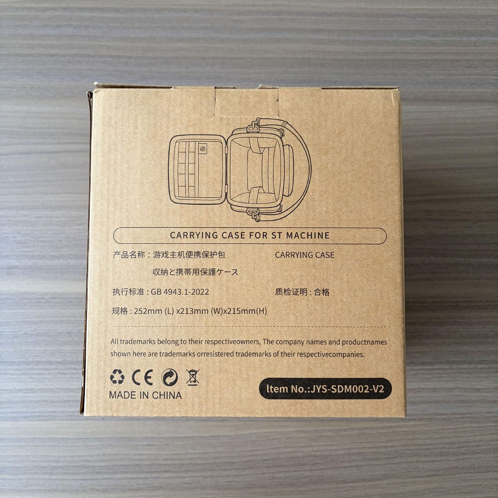 Borsa compatta per riporre oggetti per macchine da gioco con scomparti e protezioni multistrato per attrezzatura da gioco Custodia sicurezza per console con guscio rigido