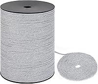 Vista 9 de Cordón de macramé de 0.197 in x 164 yardas, cuerda de macramé 100% algodón natural Cuerda de algodón trenzado de 3 hebras para colgar plantas