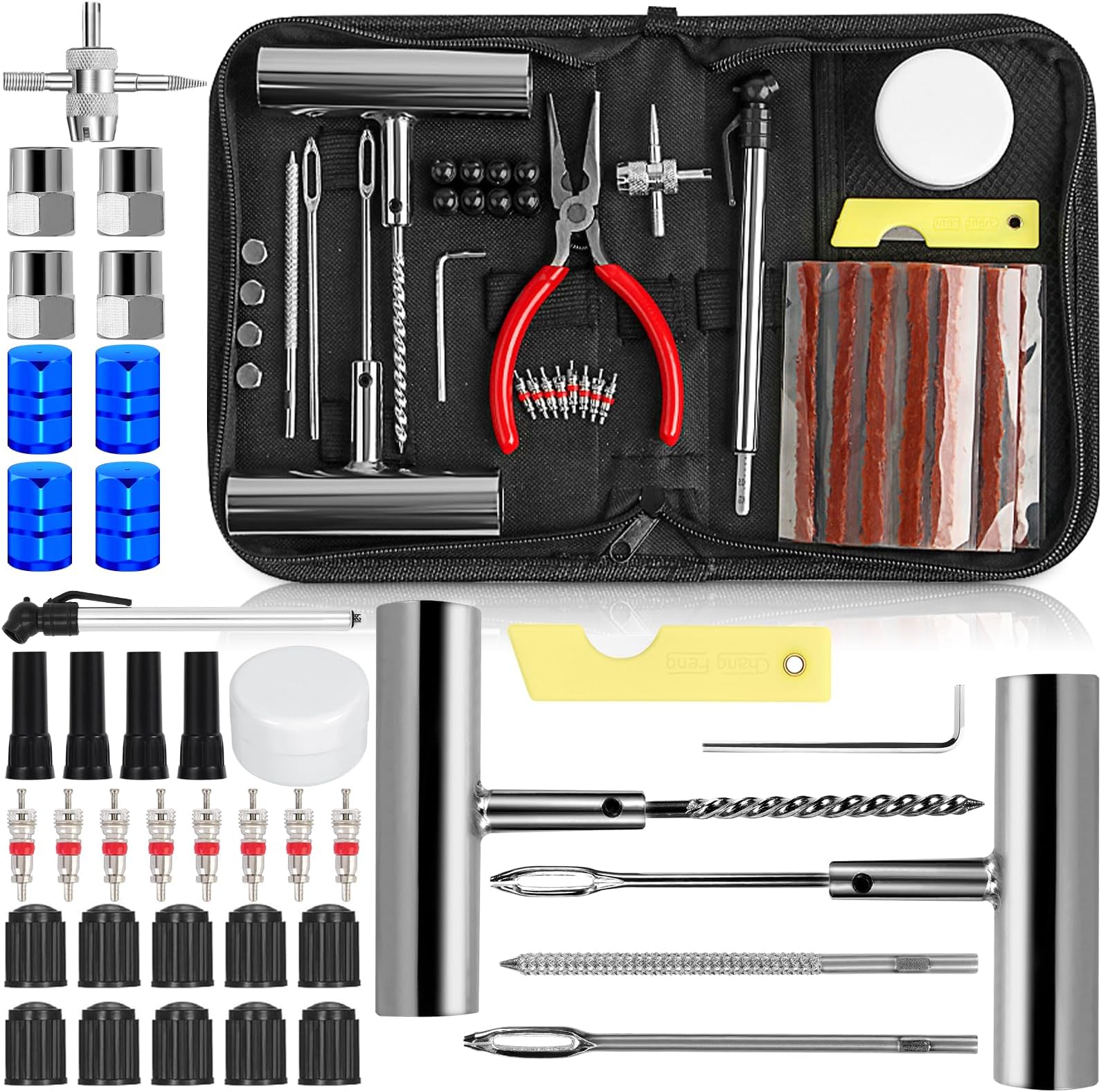 Kit Riparazione Pneumatici Sportarc: 20 Spilli In Gomma Per Foratura Senza Camera D'Aria, Per Auto E Moto - 5
