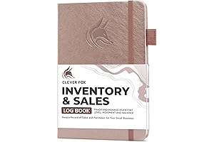 Clever Fox Inventory Notebook: Optimize Your Business Processes