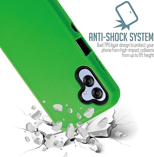 Miniatura 9 de Customerfirst - Funda compatible con Samsung Galaxy A04E, con funda de clip para cinturón, resistente, resistente, a prueba de golpes, protección de