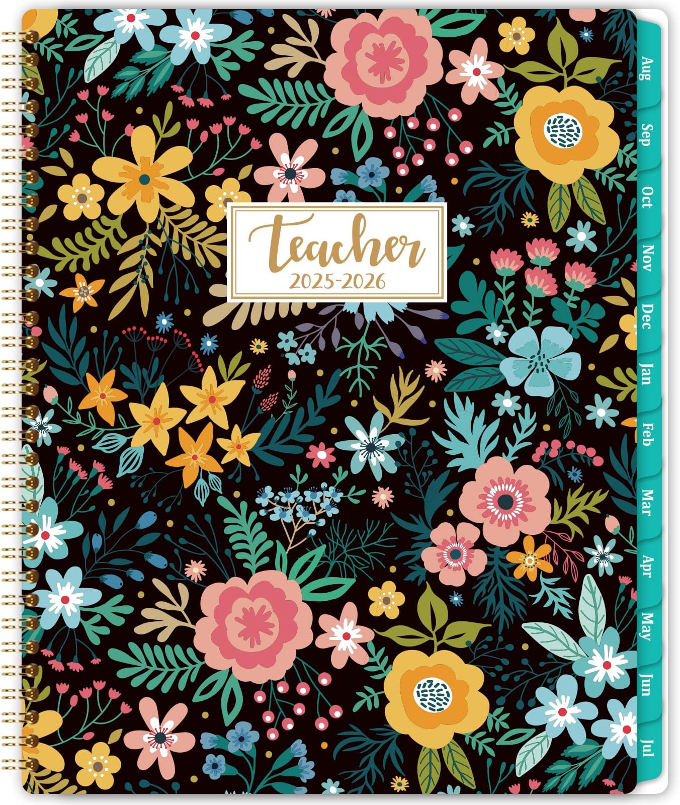 Teacher Planner 2025-26 - Teacher Planner 2025-26 A4 from Aug. 2025 to Jul. 2026, Week to View Diary with Back Pocket for Teacher Gift, 21×28 cm
