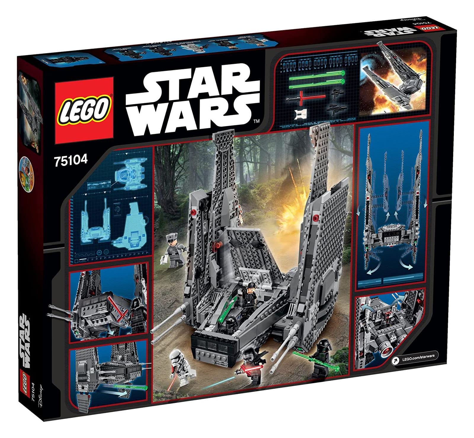 Amazon.co.jp: レゴ スター・ウォーズ カイロ・レンのコマンドー 