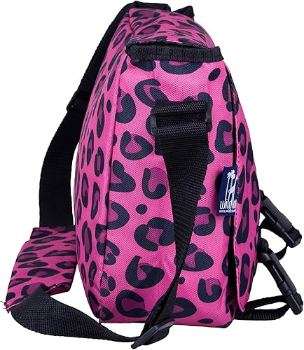 Miniatura 4 de Wildkin Jumpstart Bolso de mensajero, Leopardo rosa, talla única , Pink Leopard