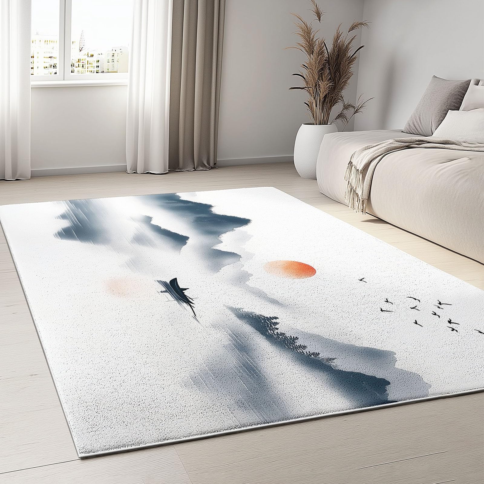 Grand tapis salle a manger antidérapant idéal pour les repas