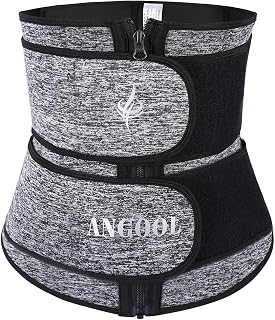 Neopren Waist Trainer for Women,Workout Plus Size Trimmer Belt Sauna Sweat Corset Cincher with Zipper