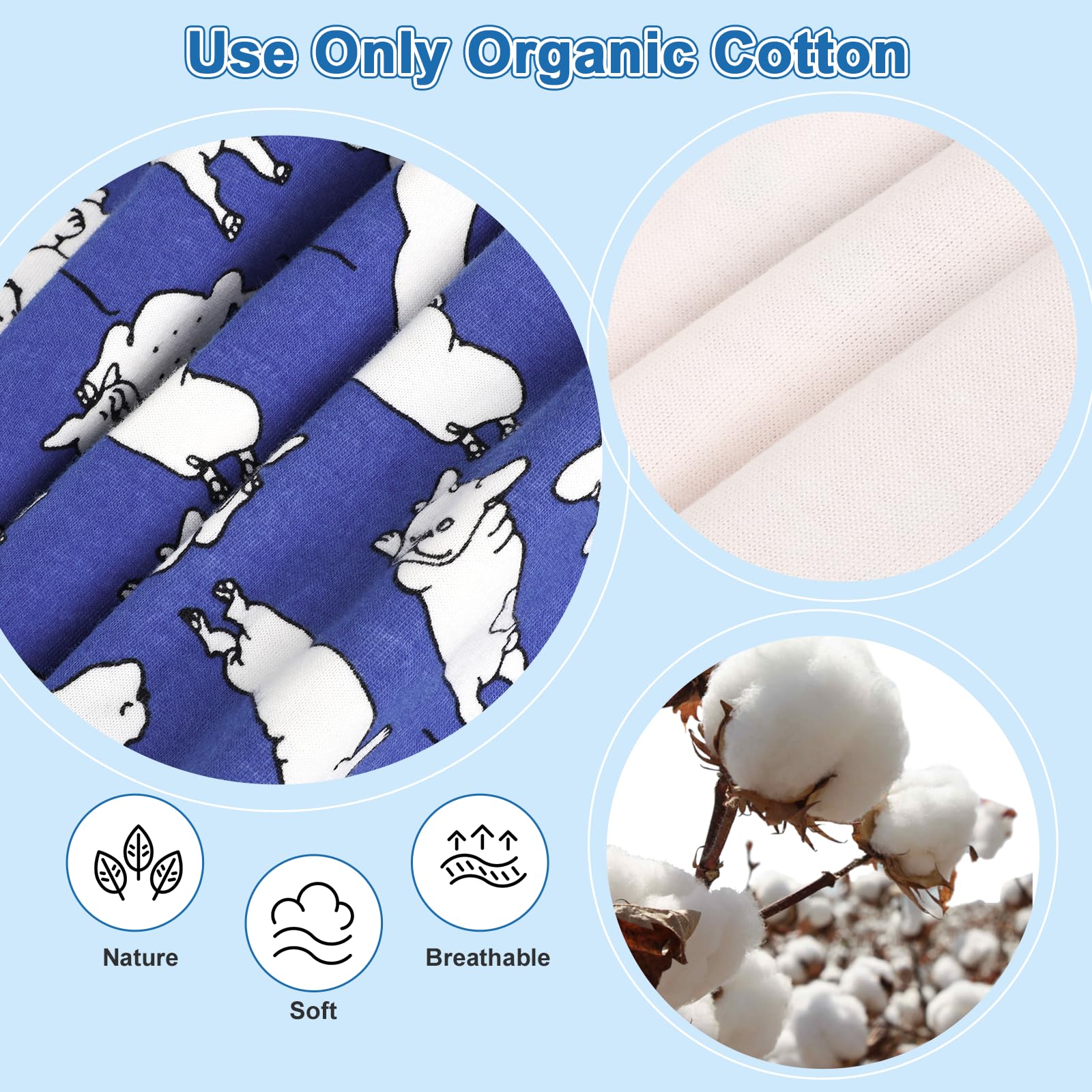 FLYISH DIRECT Pantalones de Entrenamiento para Ir al Baño, Calzones de Entrenamiento Niño Reutilizables, Pantalón Absorbente para el Orinal Niño Algodón, 2 Pares, 5-7 Años, Dinosaurio y perro, L