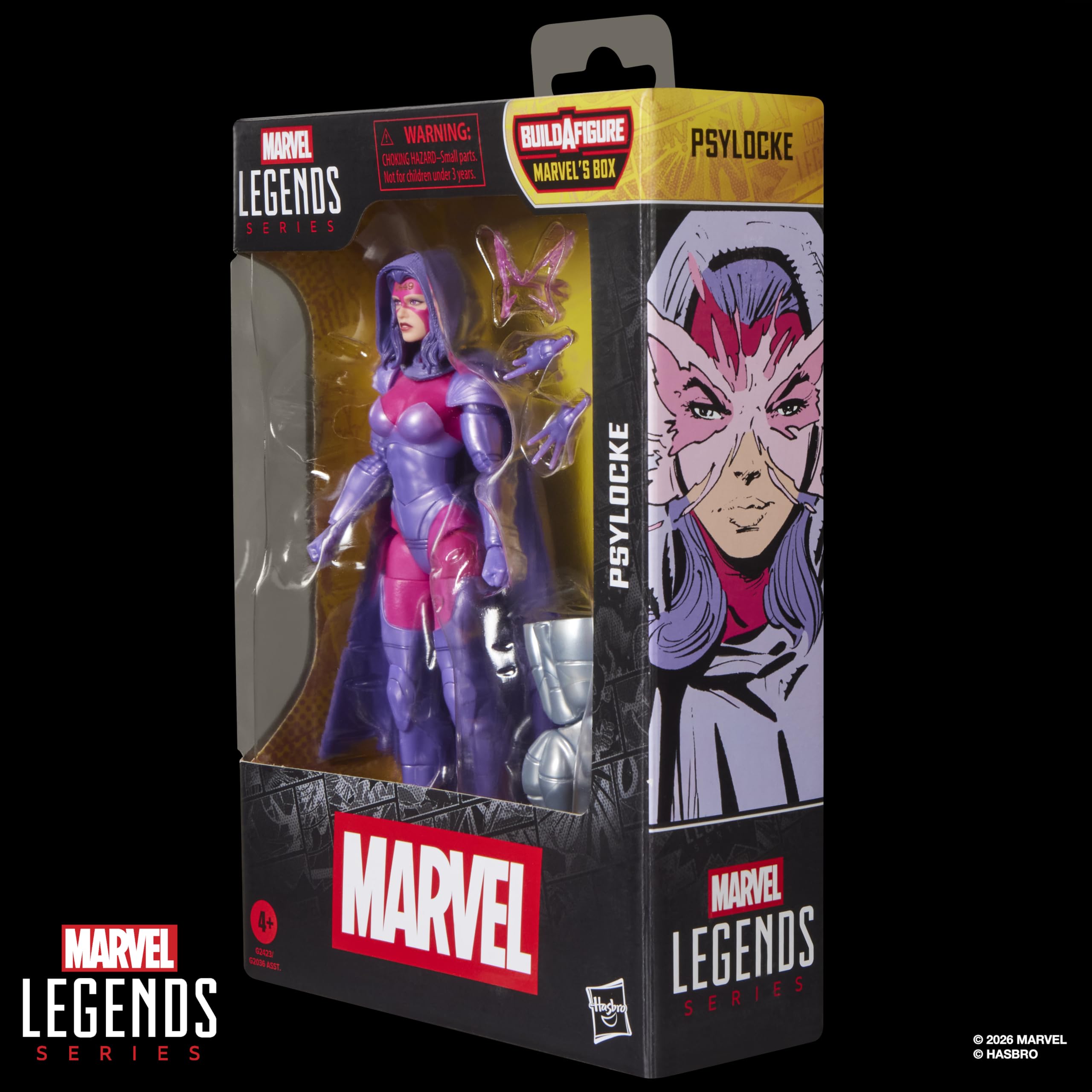 Marvel Legends Series, Psylocke, Figura Coleccionable de los cómics de Patrulla-X a Escala de 15 cm
