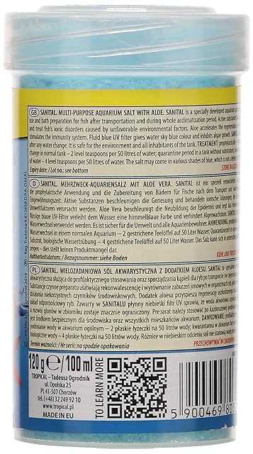 Foto 2 de 3 de Tropical Sanital - Sal para Acuario (100 ml)