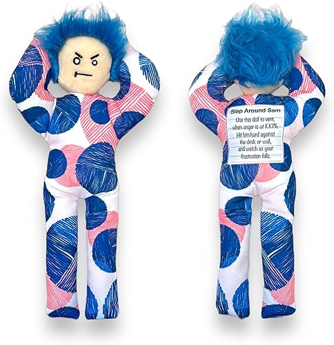 Miniatura 8 de Divertido regalo de broma  Alivio del estrés  Muñeca Sam  para amigos, compañeros de trabajo, hombres, mujeres, marido, esposa, novia, novio (goteo)