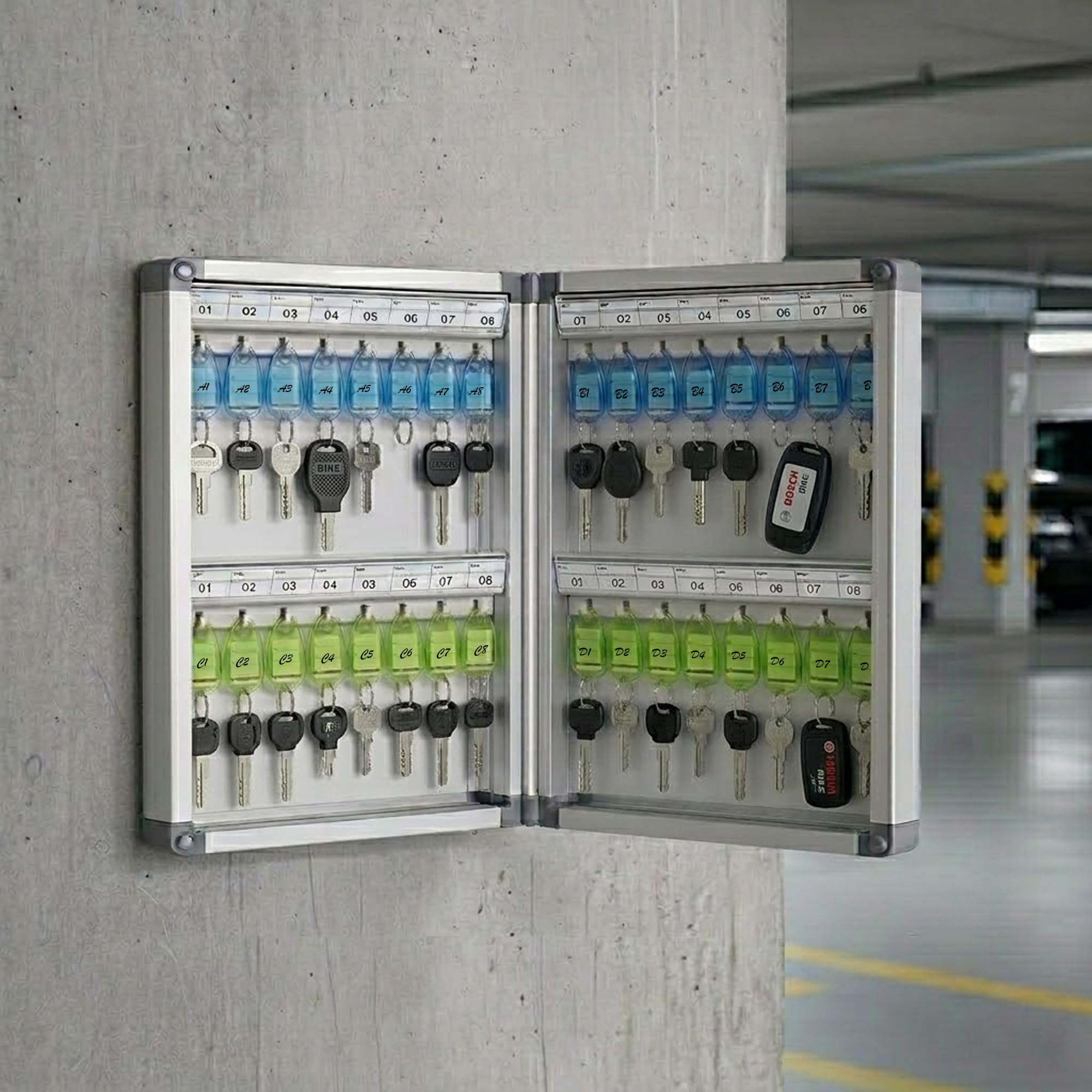 oddpod Glosen Key Box - Secure Wall Mount Storage -2 oddpod Glosen Key Box - Secure Wall Mount Storage -2