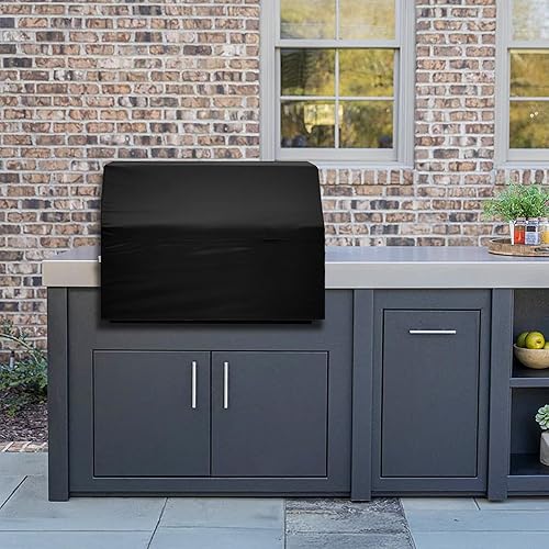 Miniatura 8 de Covers & All Built-in Grill Cover for Outdoor Grill – Heavy Duty 12 oz Waterproof Built-in BBQ Grill Cover, PVC-Coated Polyester with Elastic Hem