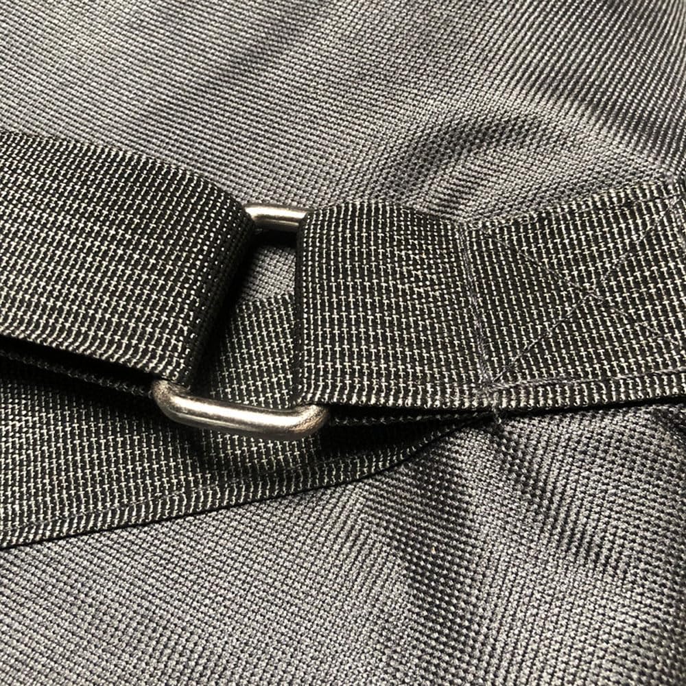 Borsa a fisarmonica per 120 basso fisarmonica, custodia imbottita per fisarmonica, in tessuto oxford impermeabile, zaino con spallacci, borsa per accessori, borsa per strumenti per adulti, Nero