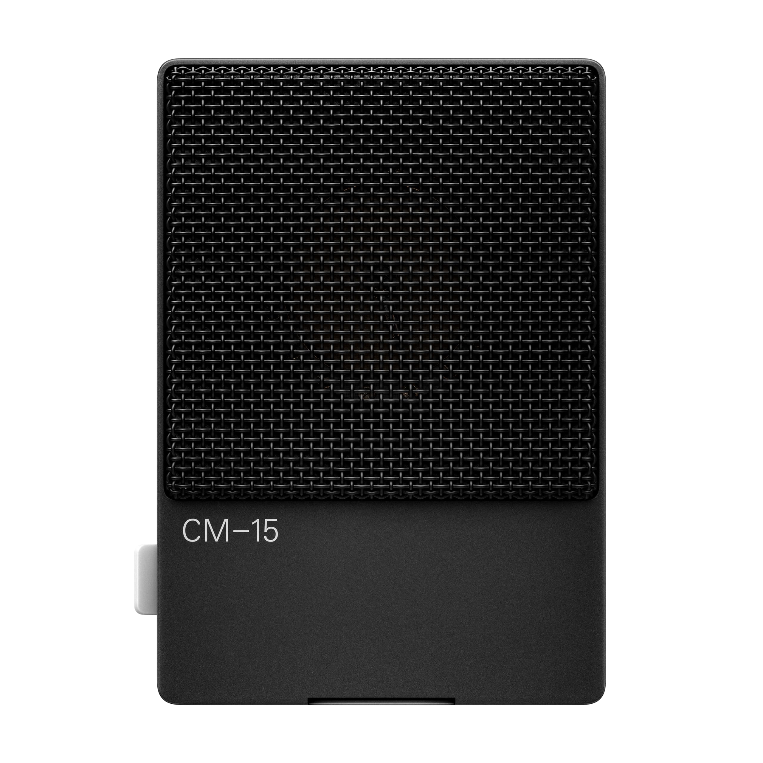 Teenage Engineering CM-15 Tragbares Studio-Kondensatormikrofon mit USB-C Audio und Laden, 3,5 mm Mini Jack Line Out, 48 V Phantom Mini XLR, 10 Stunden wiederaufladbarer Akku und Verstärkungsschalter