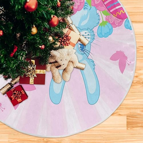 Miniatura 69 de Falda de árbol de Navidad para fiesta de cumpleaños, falda de árbol de 36 pulgadas, globos, tartas, faldas de árbol de Navidad, tapete de pie