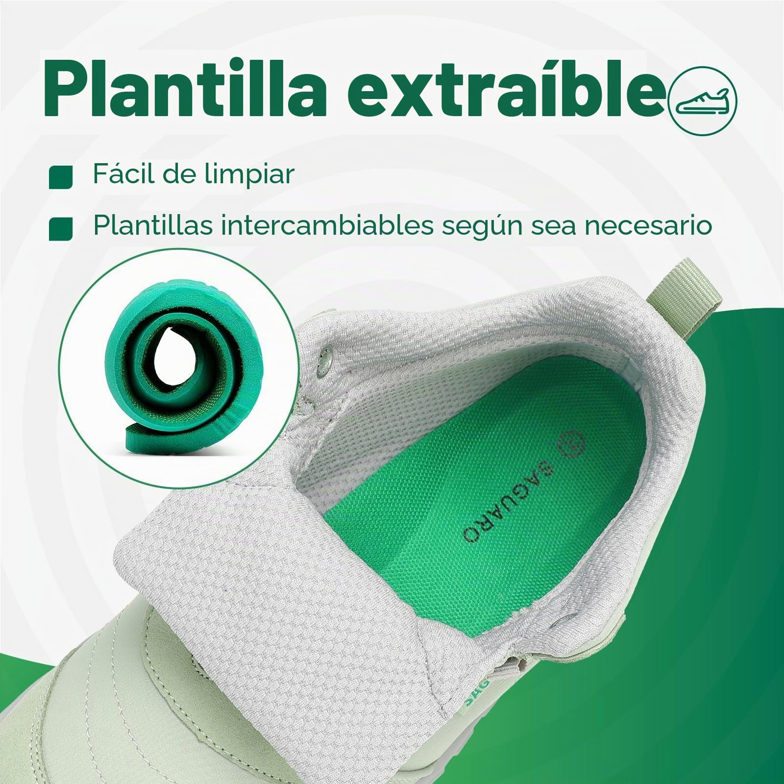 SAGUARO Zapatillas Barefoot Hombre Zapatillas Minimalistas Mujer Zapatillas de Trail Running Antideslizantes Zapatos Barefoot Calzado Descalzo con Suela Zero Drop, EU Gr.36-48