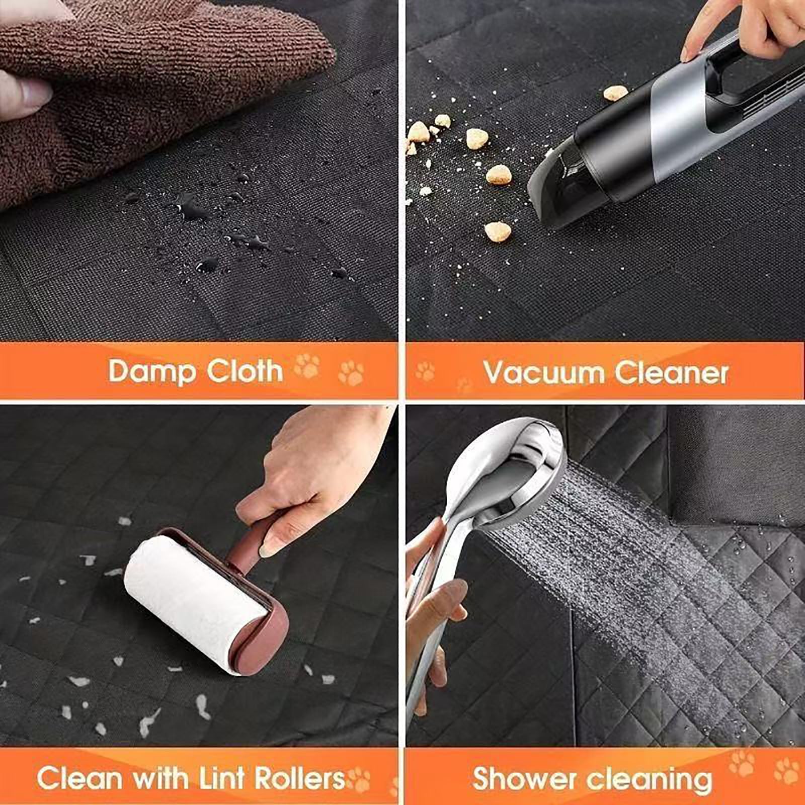 Housse de Siège Auto pour Chien pour Vauxhall Combo 2019-2023 Couverture de Siège Arrière Imperméable Tapis de Protection de Voiture pour Animaux Antidérapant