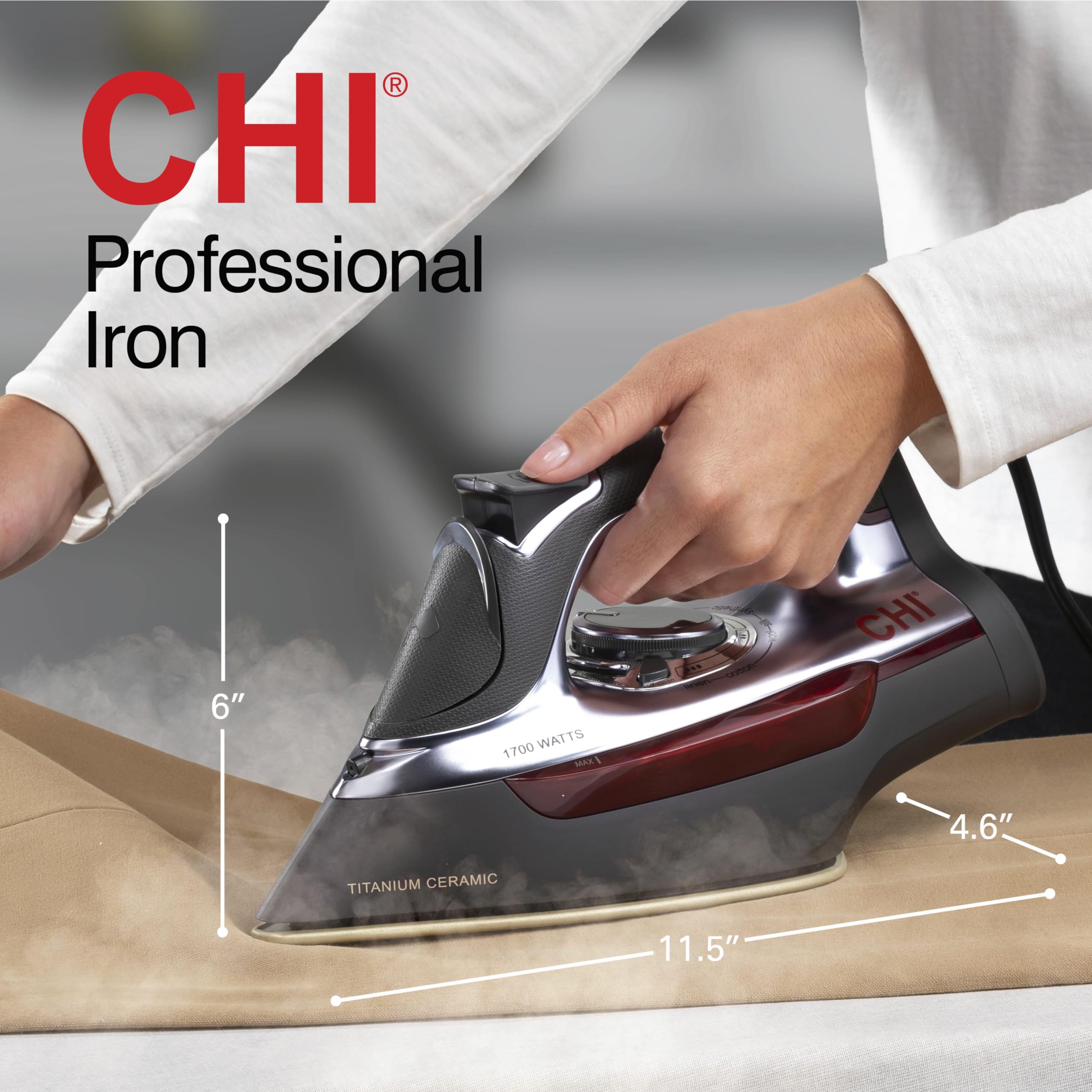 CHI Steam Iron - Wrinkle-Free Clothes -8 CHI Steam Iron - Wrinkle-Free Clothes -8