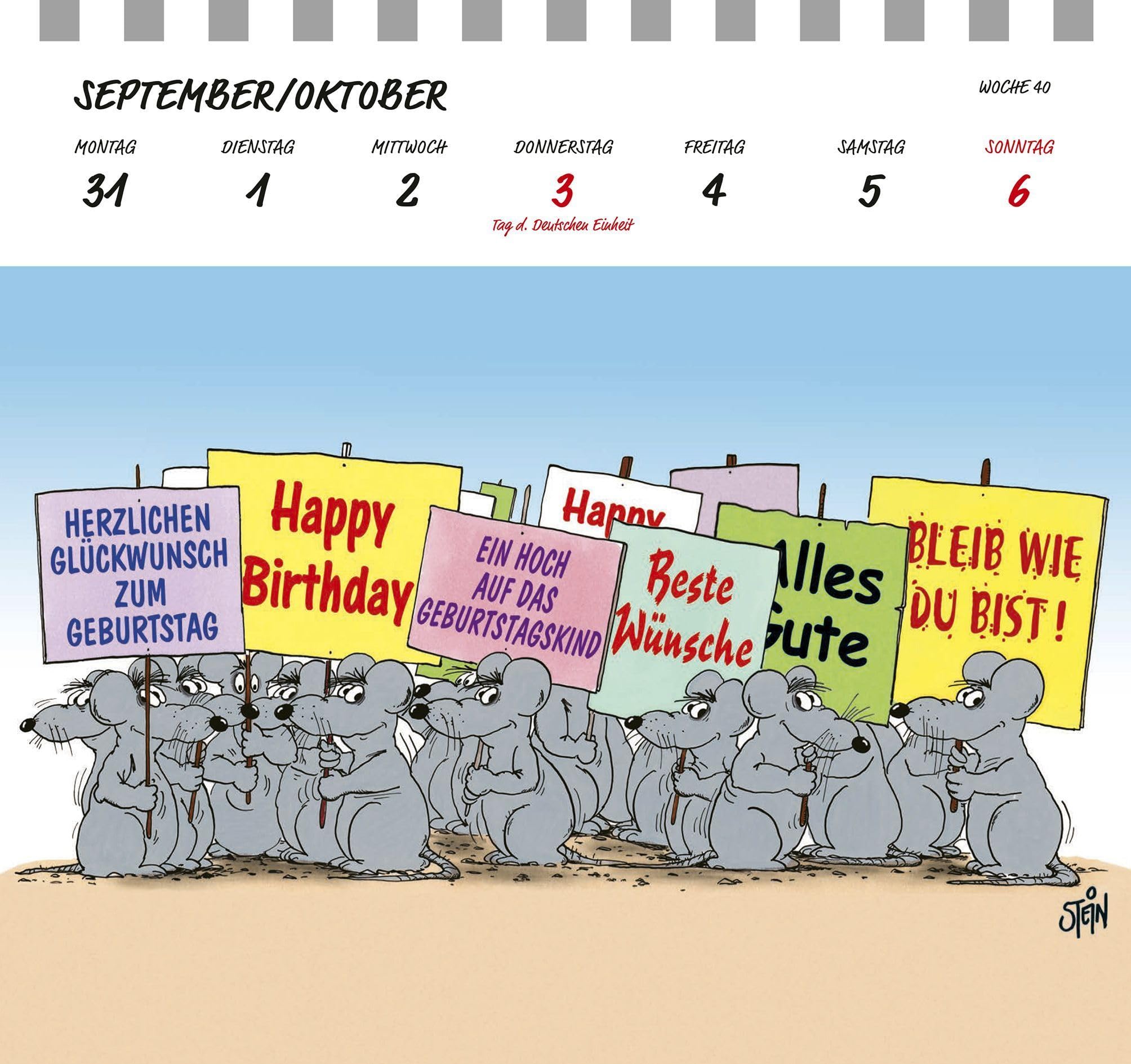 Uli Stein Postkartenkalender 2024