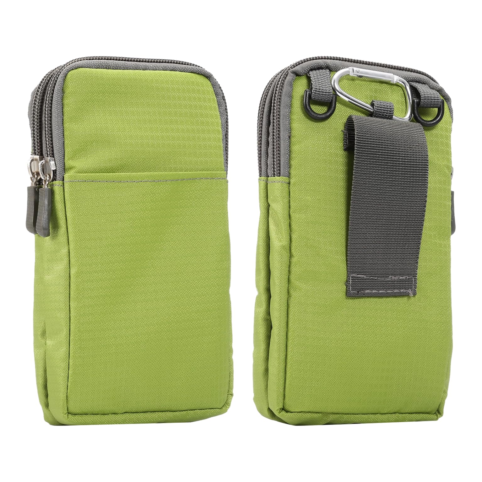 Cell Phone Belt Clip Bag Men, Crossbody Mobile Phone Wallet Vertical, Outdoor Travel Zipper Cellphone Shoulder Messenger Pouch Smartphone Waist Pack