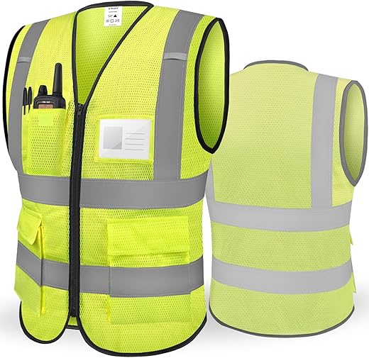TICONN Reflective Safety Vest High Visibility Class II&hellip;