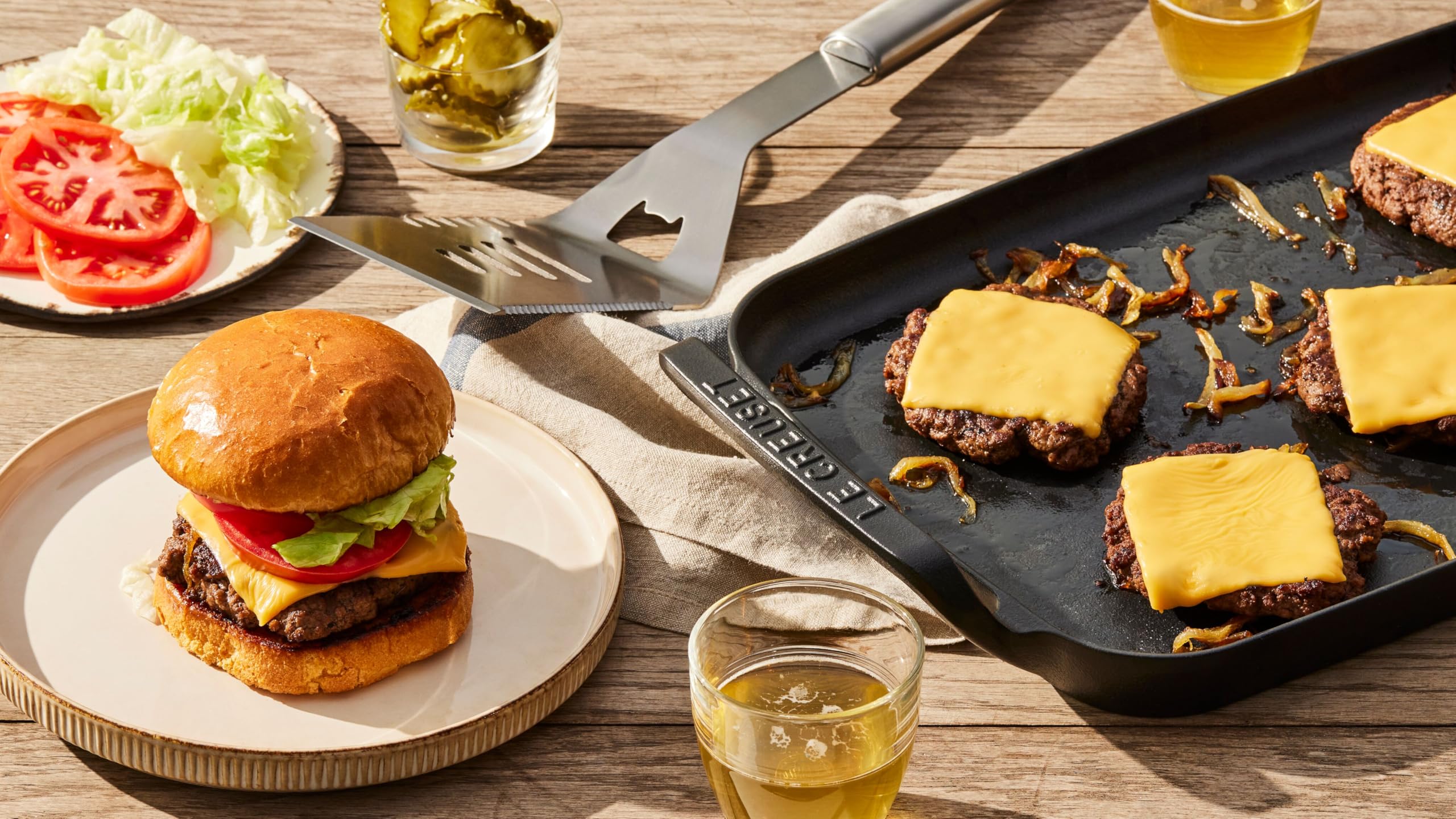 Le Creuset Alpine Outdoor Collection Enameled Cast Iron Rectangular Griddle, 15.75