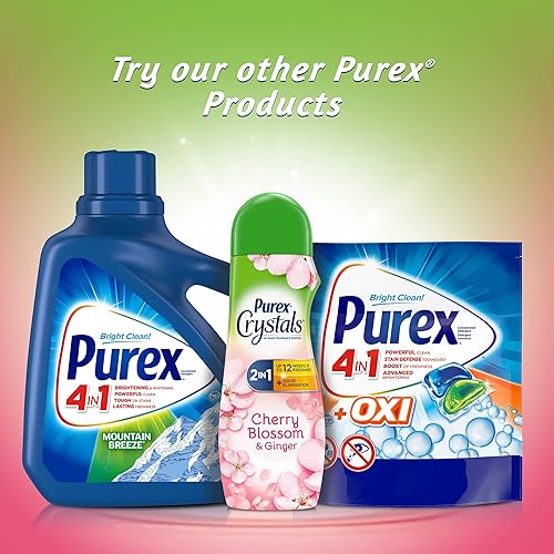Miniatura 7 de Purex Crystals In-Wash - Potenciador de fragancia y aroma, aguas frescas de manantial, 15.5 onzas (paquete de 4)