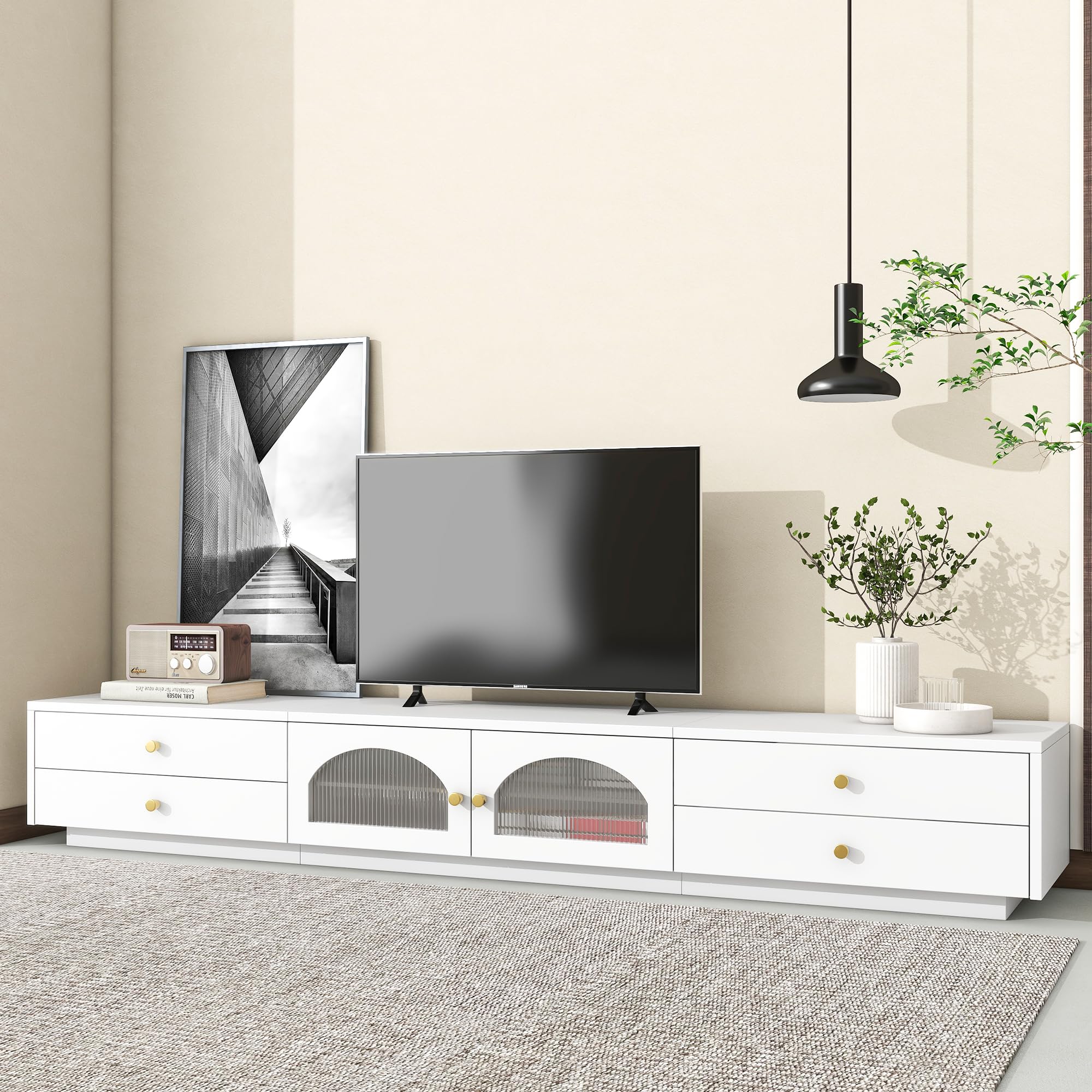 LUMISOL Modern TV Stand for 90