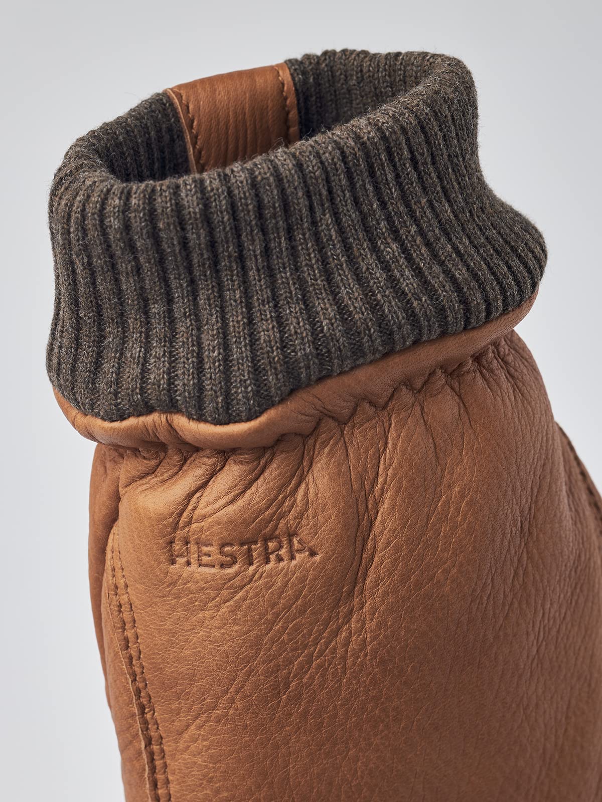 Hestra Herren Tore Glove Hirschleder 5-Finger Isolierte Handschuhe mit Wollmanschette für kaltes Wetter & Alltag