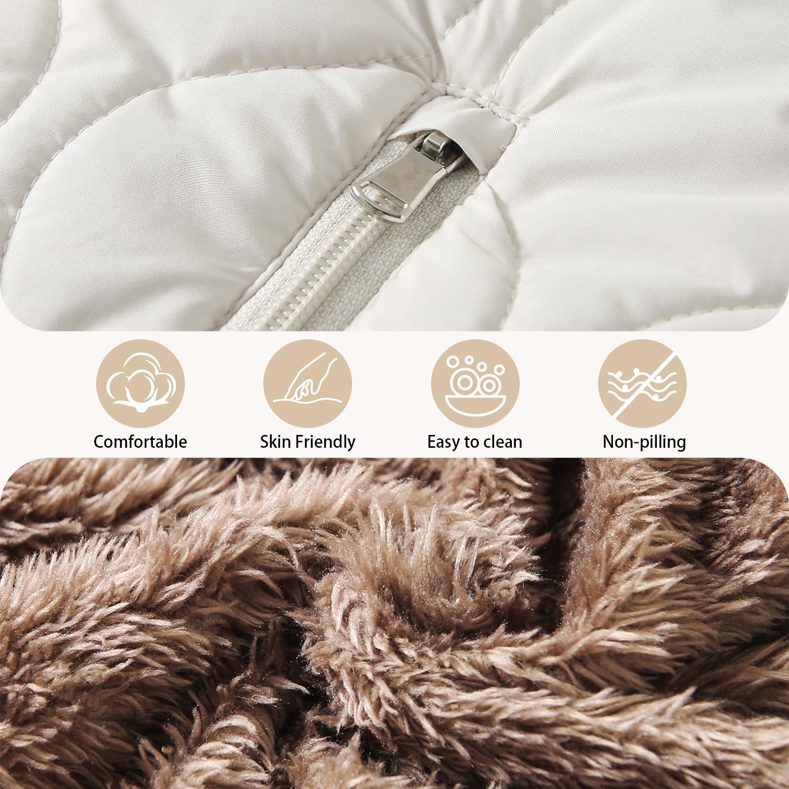 Yanmucy Traje de nieve para bebé, forro polar grueso, abrigo cálido para bebé, mono de invierno para cochecito de bebé, para niñas y niños, de 0 a 24 meses
