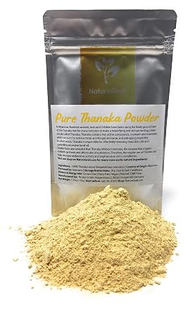 Pure Thanaka Powder - Tanaka From Thailand - Ingredients 100% Thanaka Wood Powder Hesperethusa Crenulata - Net Weight 1.76oz / 50g