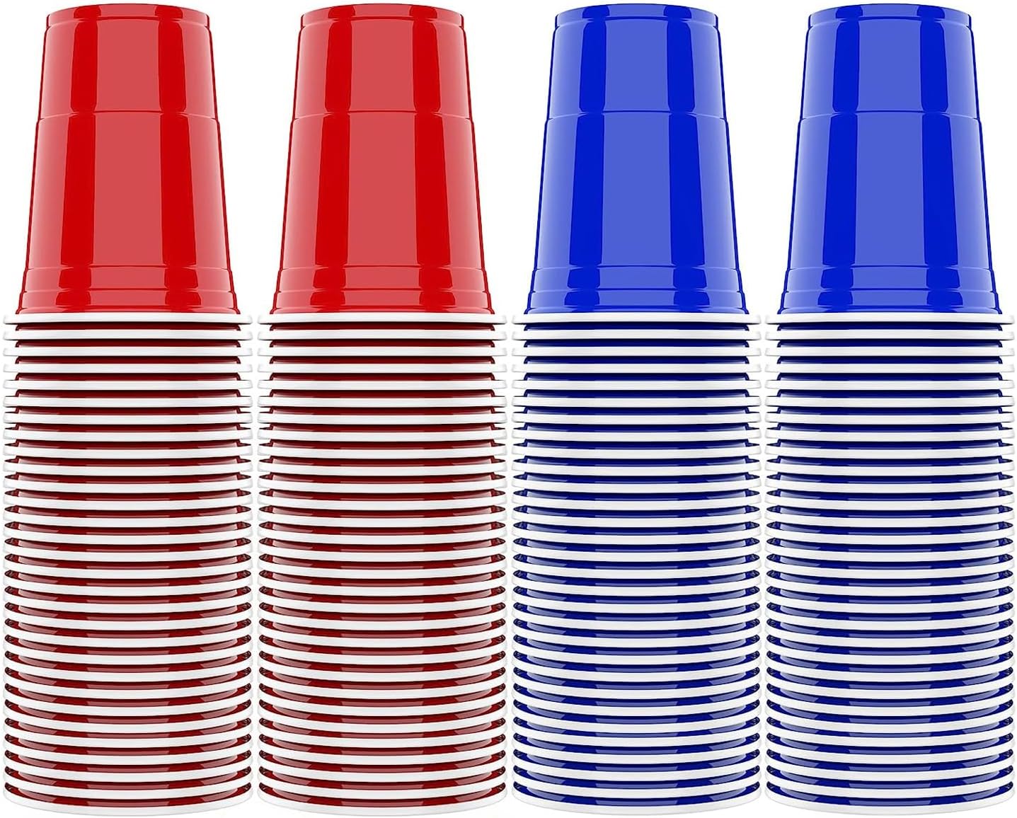 AOLUXLM Partybecher Set - 240 Bunte Becher + 20 Bälle Für Deine Nächste Feier