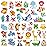 Labeol Diamond Art Kits for Kids Boys and Girls Ages 6-8-10-12 Easy to DIY Creative Diamond Art Sticker Craft by Numbers Kits for Kids and Adult Beginners (Jungle Animals)