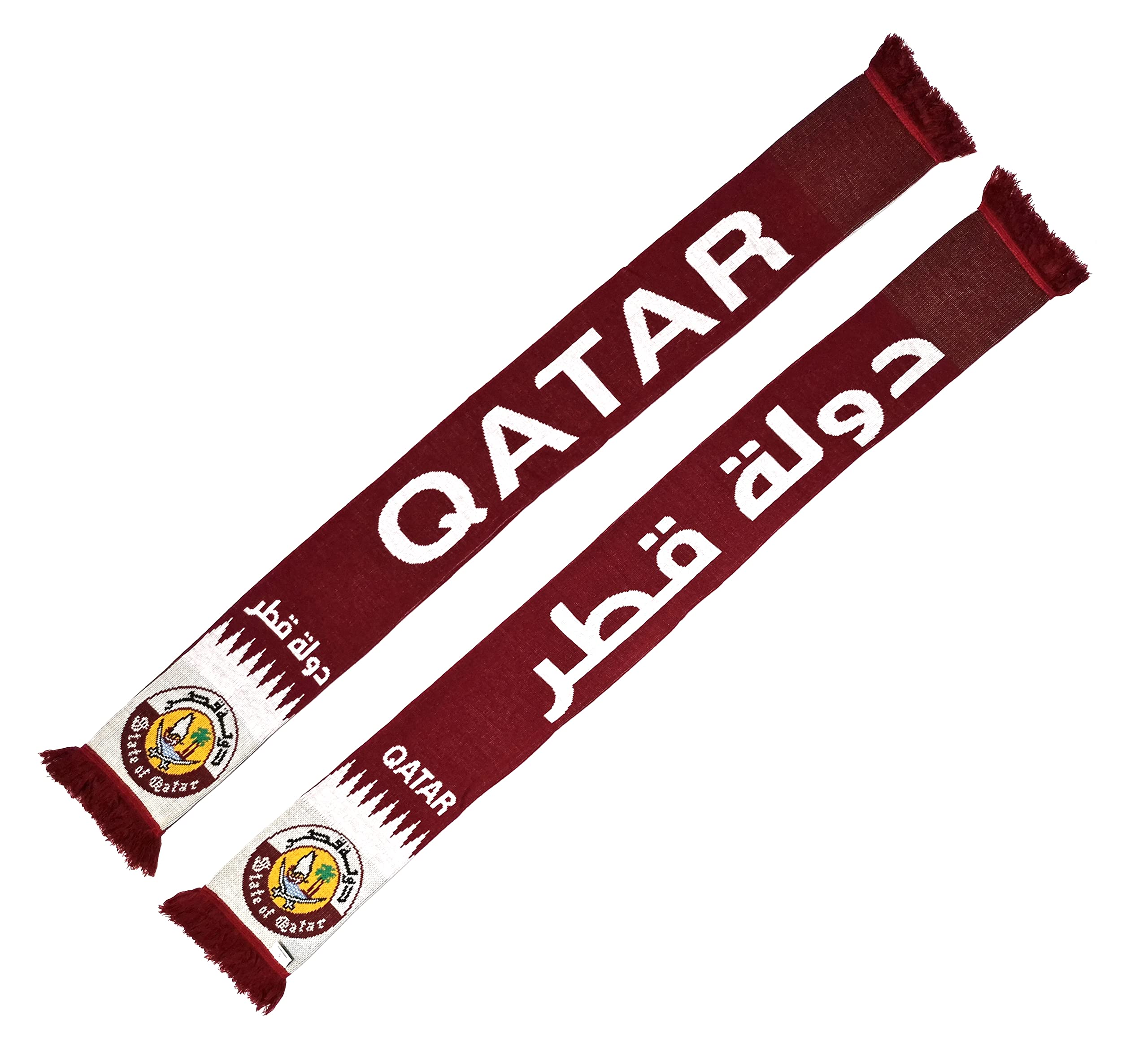 Bufanda de punto de fútbol de Qatar