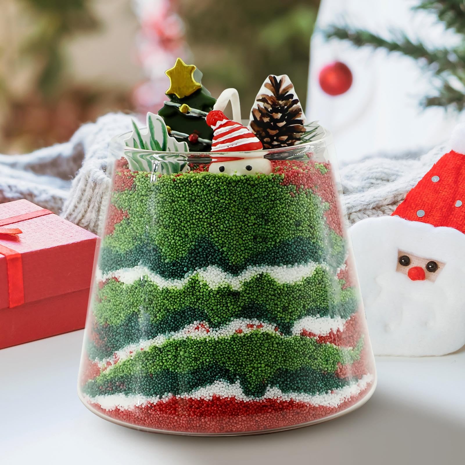 Vela Aromática Velas de Árbol de Navidad Invierno 14 Piezas | Set de Natural para Decoración del Hogar Aromaterapia en Interior y Exterior para Hogar Otoño