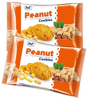 Fijian MadeTM - fmf Peanut Cookies Pack Of 2 x 200g Deliciously flavorful cookie biscuits pairs great with tea or coffee