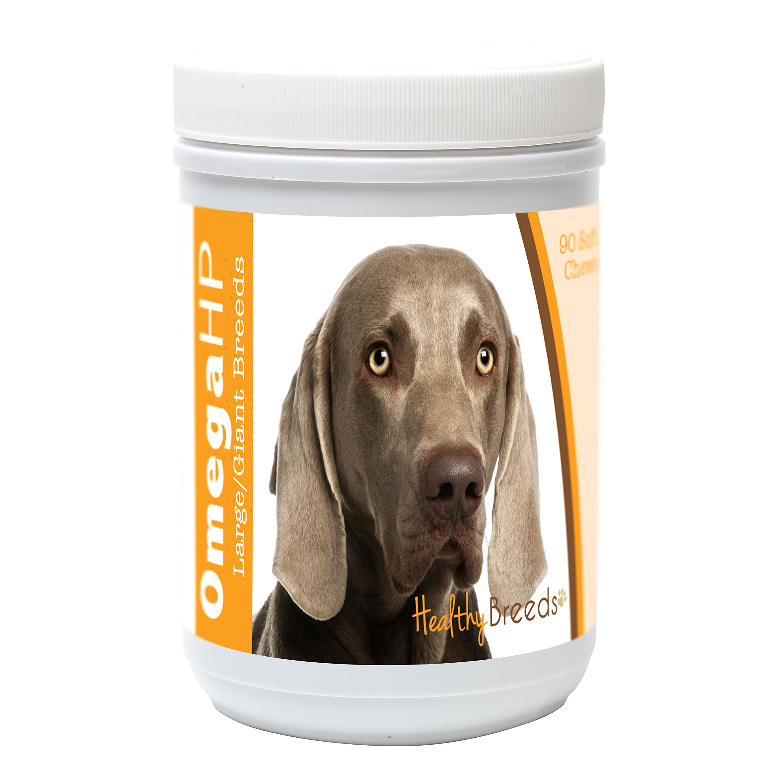 Healthy Breeds Weimaraner Omega HP Fatty Acid Skin and Coat Support Soft Chews 90 Count