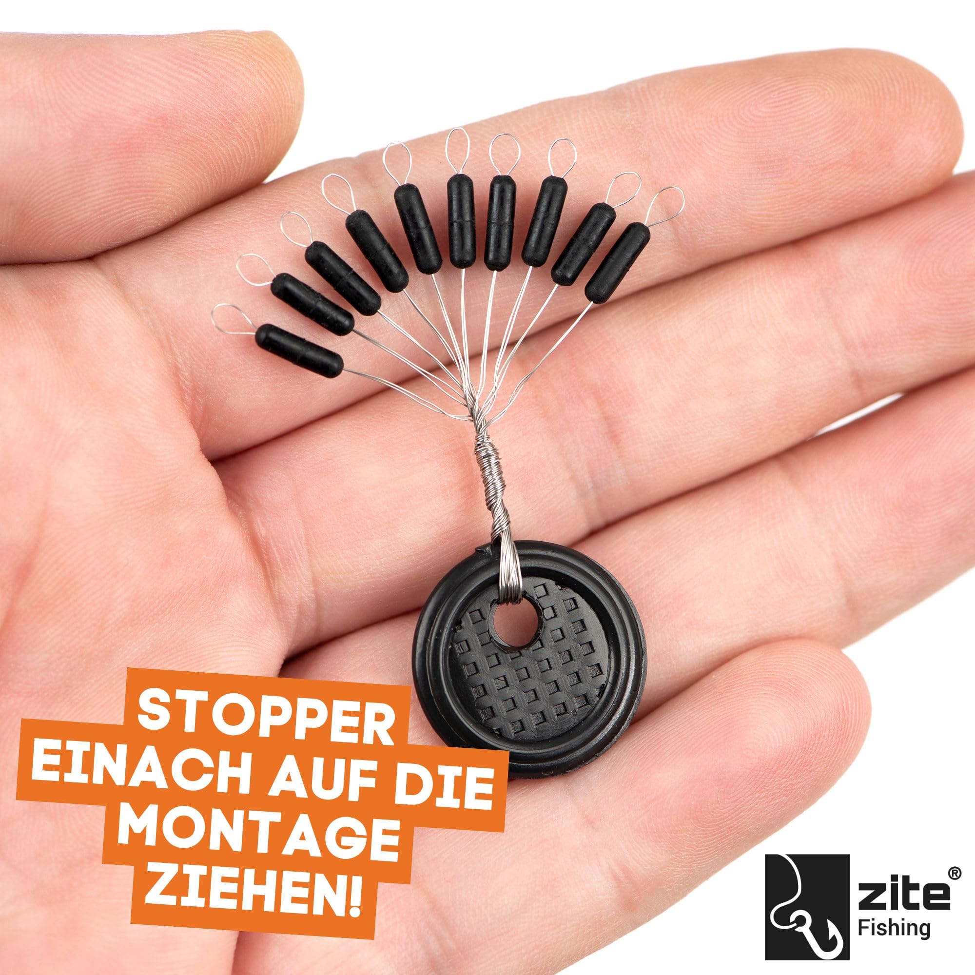 Zite Fishing Spirolino Starterbox | Sbirolino Schwimmend & Halbsinkend | Vorfachhaken #8, Dreifachwirbel, Schnurstopper | Sbirolino Forellen Set | Top zum Spoons, Forellenteig & Gummiköder Angeln