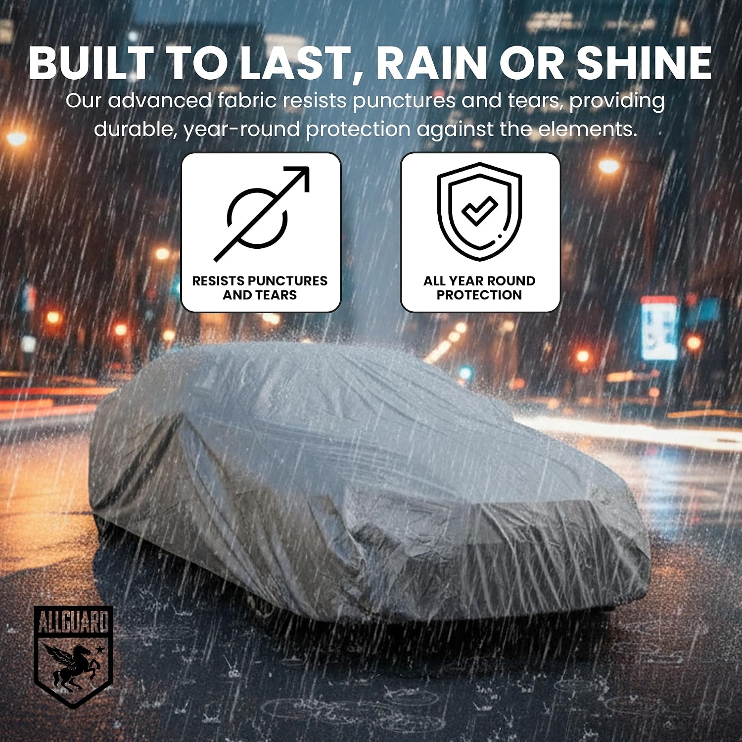 Weatherproof Light Car Cover for Sports Cars & Coupes – Size CA02 – All-Weather Protection, Scratch-Resistant – Full Exterior Outdoor Cover, Must-Have Automobile Accessories image 4