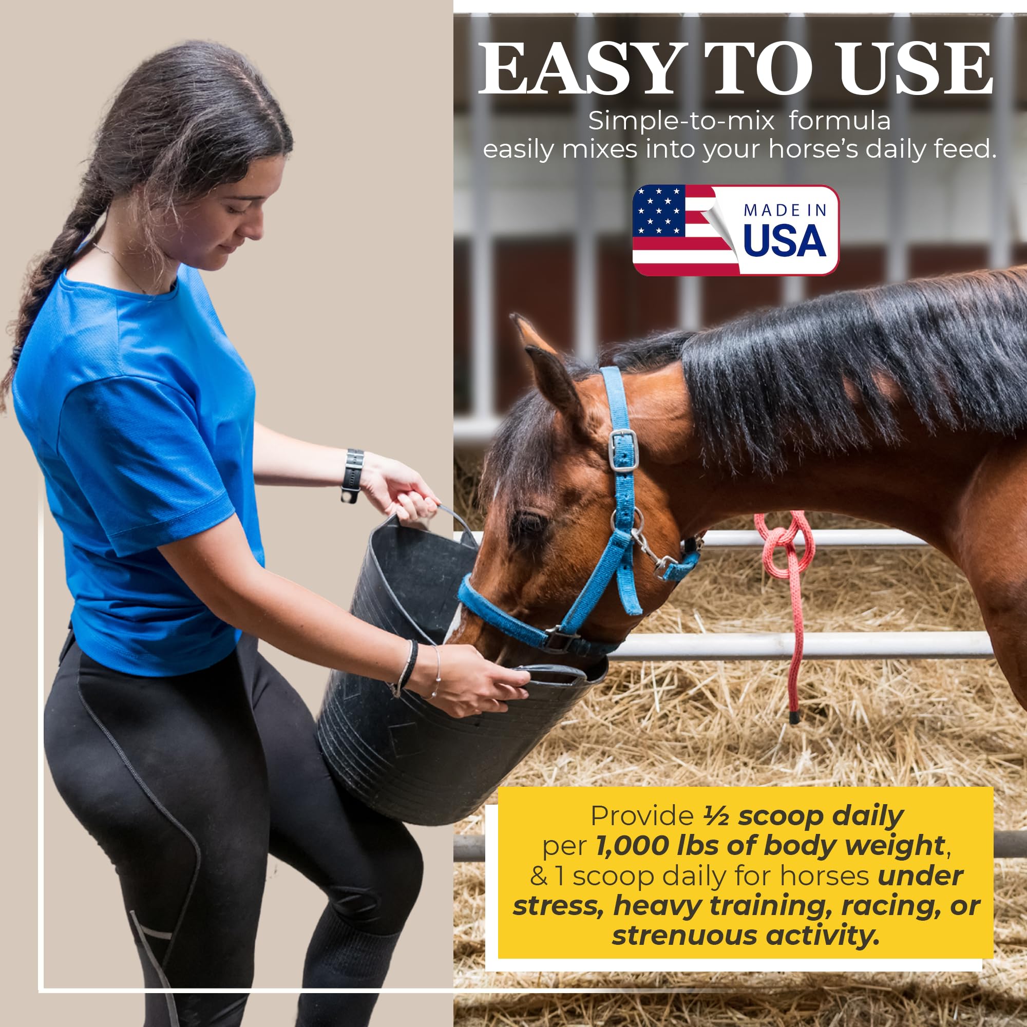Equerry's Economy Horse Supplement - 10lb Probiotic Vitamin Mineral Formula For Digestive Health