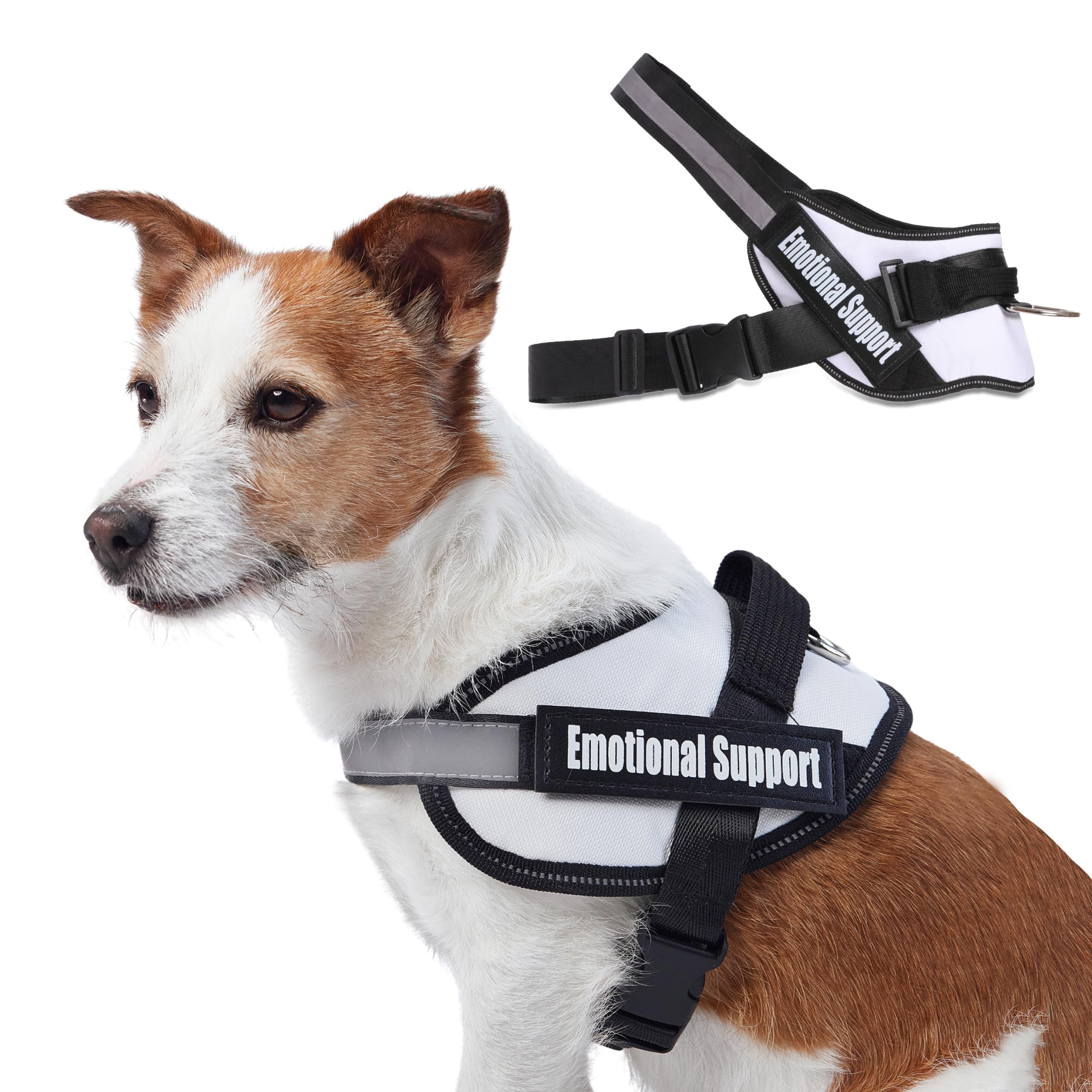 Emotional Support Dog Vest Harness, Service Dog Vest, Reflective Breathable  Adjustable No Pull ESA Harness, Therapy Dog Vest, ESA Dog Accessories