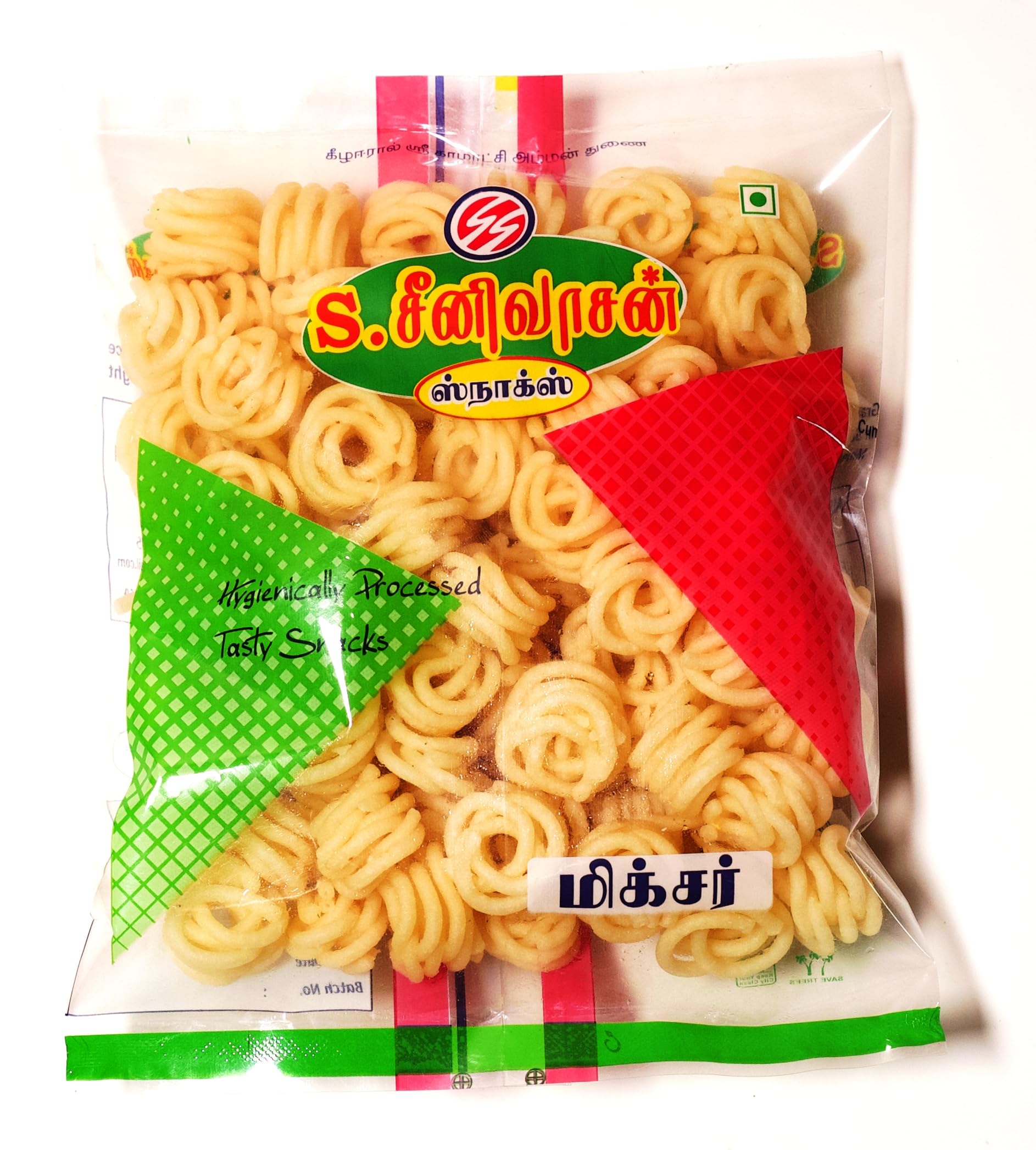 S SEENIVASAN Garlic Gundu Murukku | Kovilpatti Chakli - Pack of 3 x 250 gm