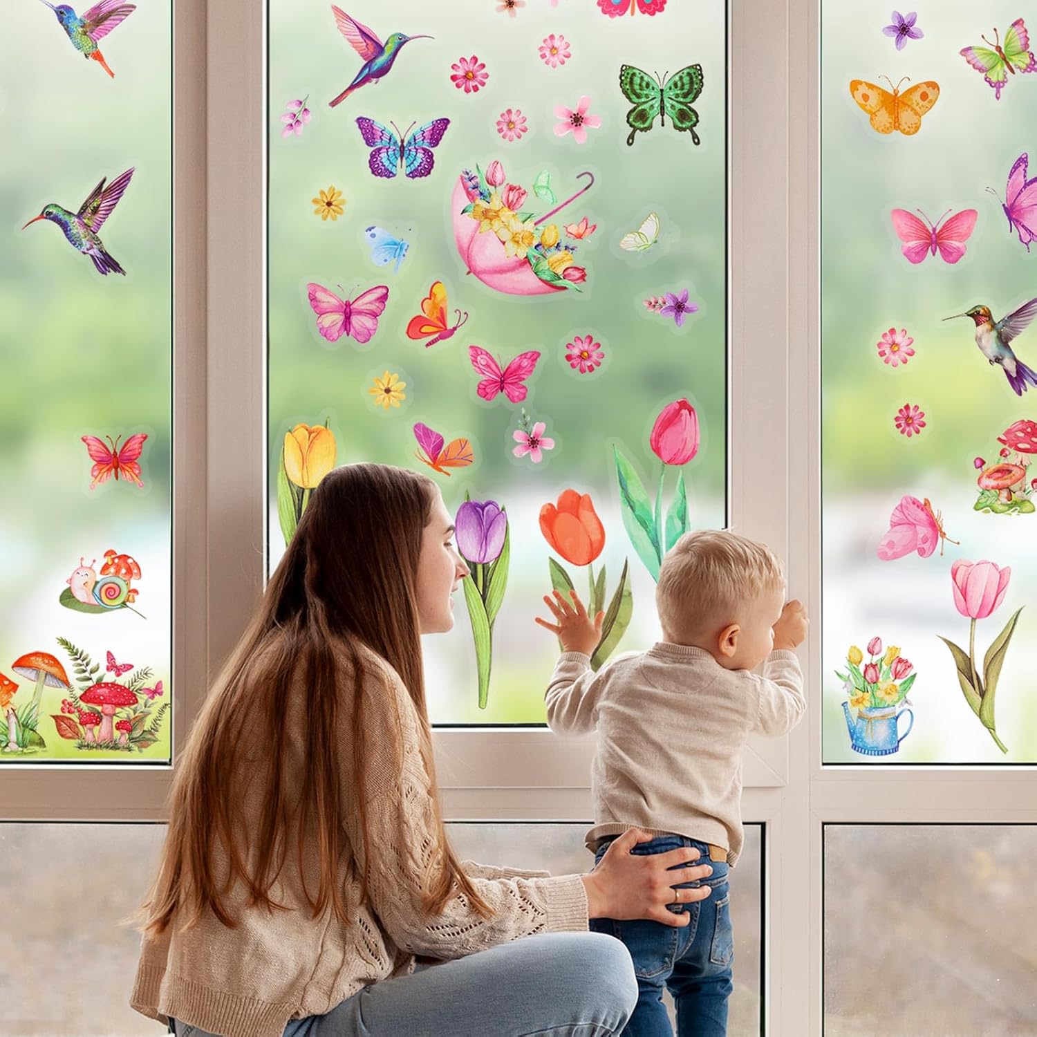 Dekondo - Gancho Decorativo Para Ventana, Clip De Ventana, Soporte De Pinza Para Barras De Cortina O Decoración De Ventanas Con Clips Intercambiables (blanco, 10 Piezas