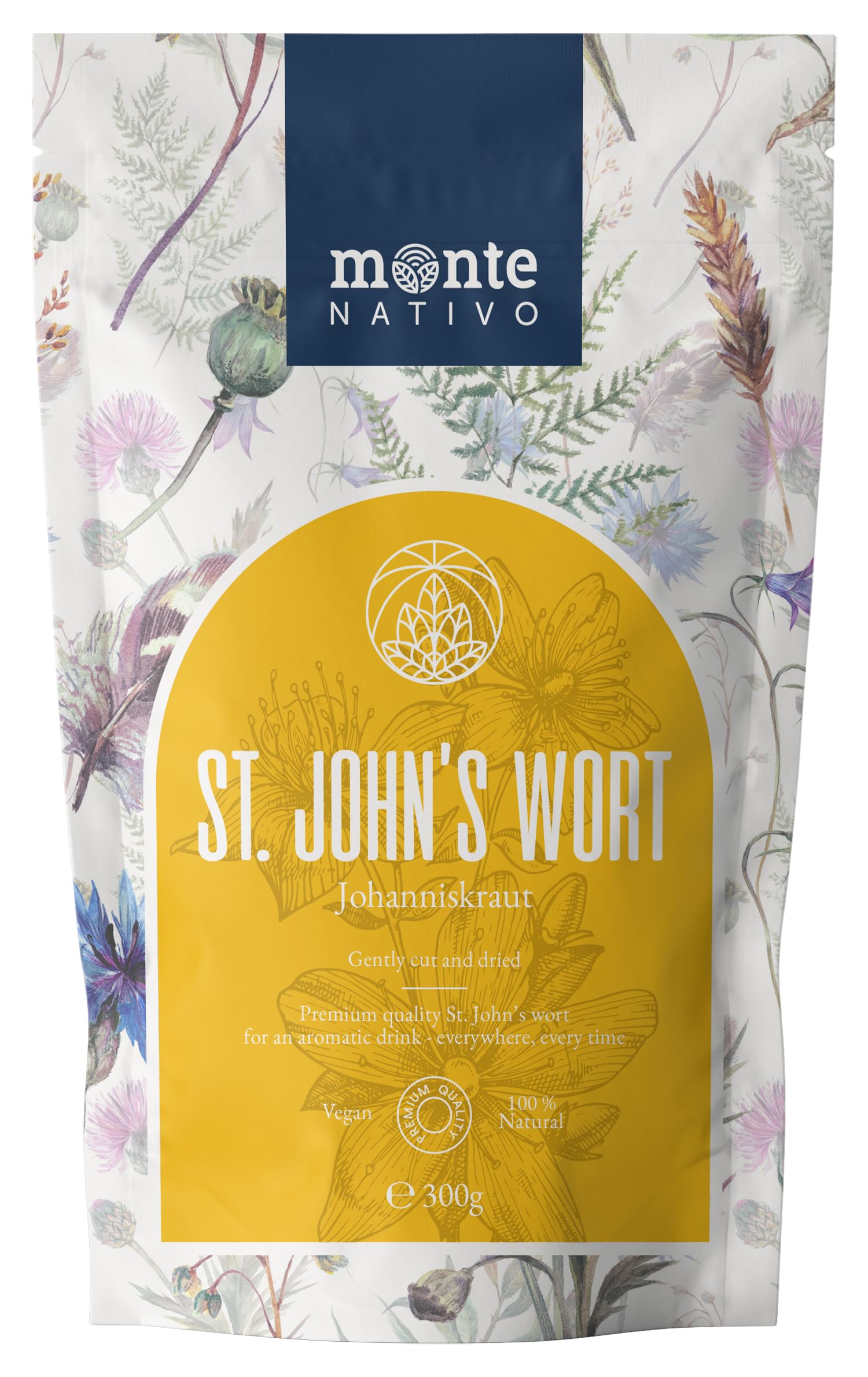 Lemon Balm Tea Monte Nativo (300g) - Gently Dried Lemon Balm Leaves - Aromatic and 100% Pure and Natural Loose Leaf Herbal Tea Without Additives - As a healthy, refreshing infusion — view 57