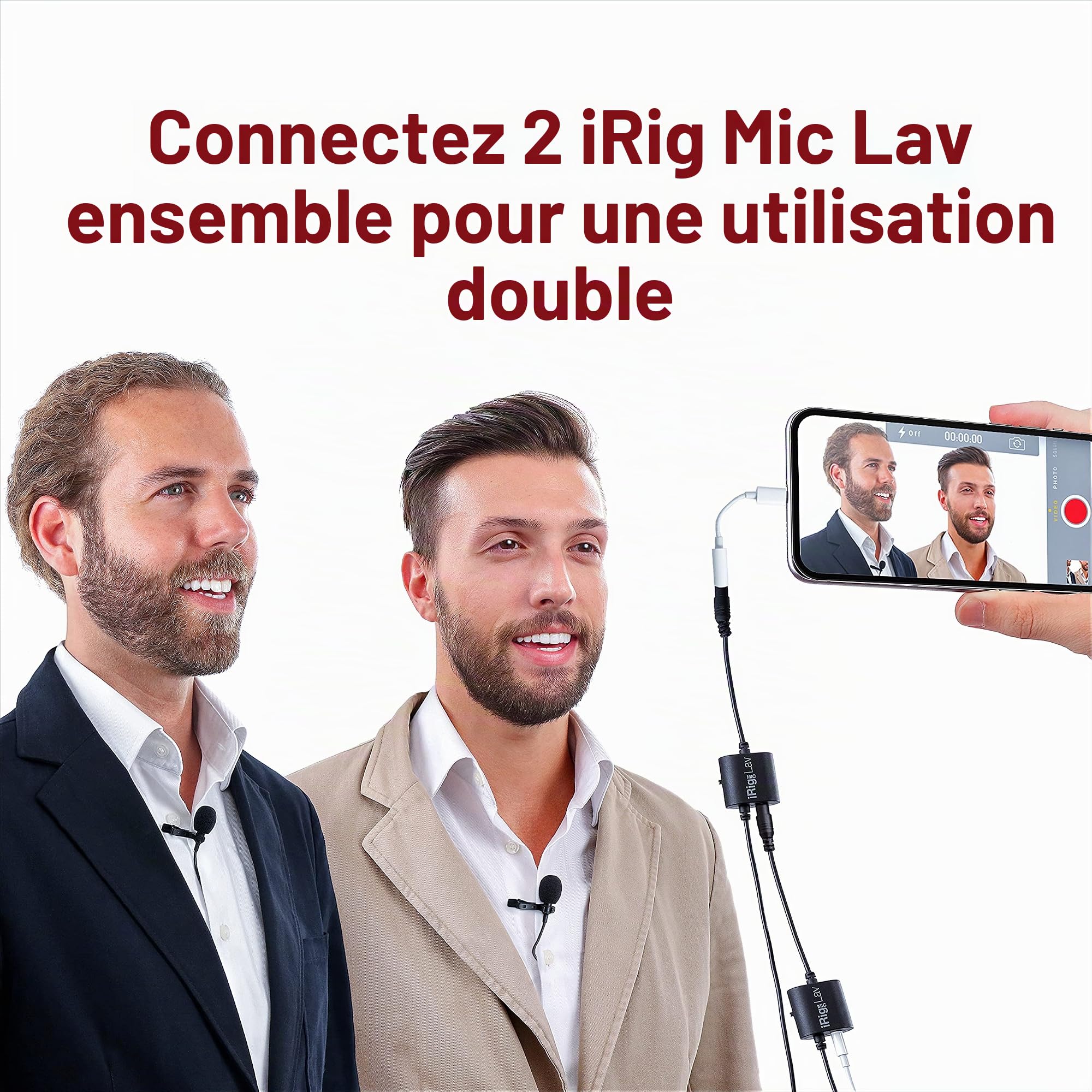 IK Multimedia iRigMicLav Microphone Noir