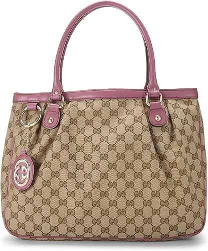 Pre-loved Pink Original GG Canvas Sukey Handbag, Pink